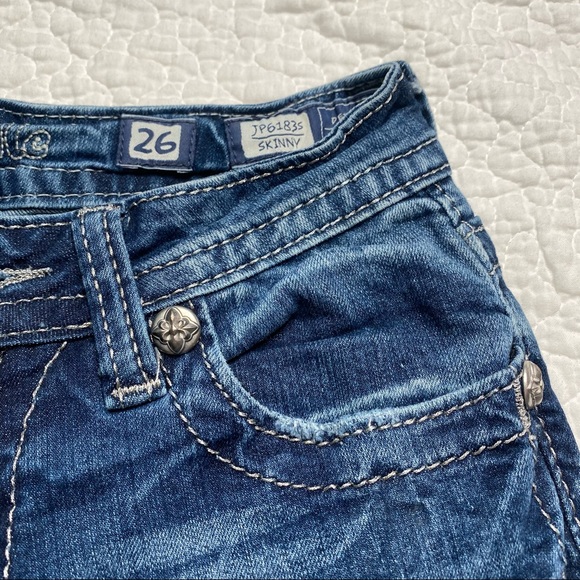 Miss Me Jean Skinny Size 26 R - Picture 7 of 10